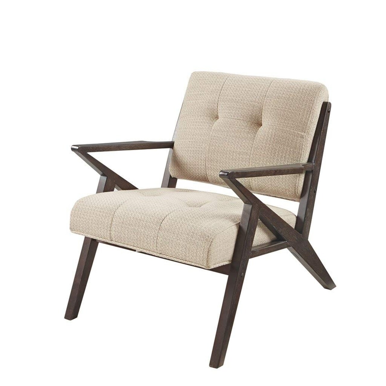 Ink+Ivy Rocket - Mid Century Modern Accent Lounge Arm Chair - Tan